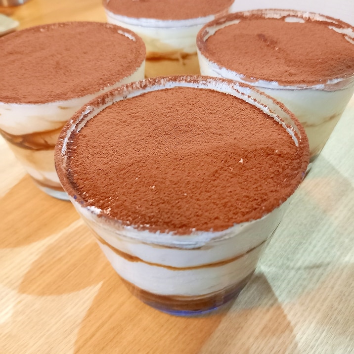 クリームチーズで簡単ティラミス